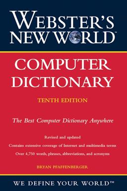 Computer Dictionary 10th 9780764524783 Front Cover