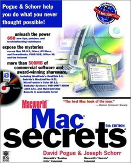 MacWorld Mac Secrets 5th 9780764540400 Front Cover