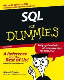 SQL for Dummies 5th 9780764540752 Front Cover