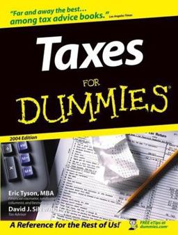 Taxes for Dummies 2004 2004th 9780764541179 Front Cover