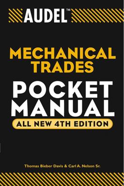 Audel Mechanical Trades Pocket Manual 4th 9780764541704 Front Cover