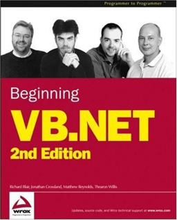 Beginning VB. NET 2nd 9780764543845 Front Cover