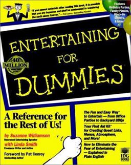 Entertaining for Dummies  9780764550270 Front Cover
