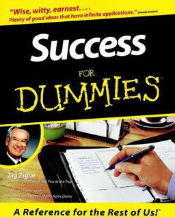 Success for Dummies  9780764550614 Front Cover