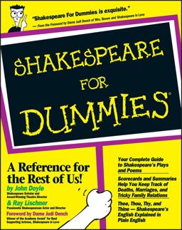 Shakespeare for Dummies  9780764551352 Front Cover