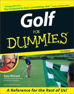 Golf for Dummies 2nd 9780764551468 Front Cover