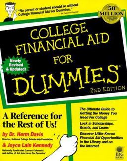 College Financial Aid for Dummies 2nd 9780764551659 Front Cover