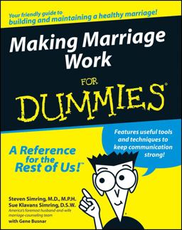 Making Marriage Work for Dummies  9780764551734 Front Cover