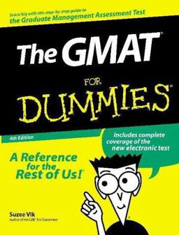 GMATï¿½ for Dummiesï¿½ 4th 9780764552519 Front Cover