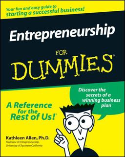 Entrepreneurship for Dummiesï¿½  9780764552625 Front Cover