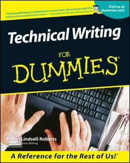 Technical Writing for Dummies  9780764553080 Front Cover