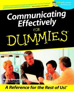 Communicating Effectively for Dummies  9780764553196 Front Cover