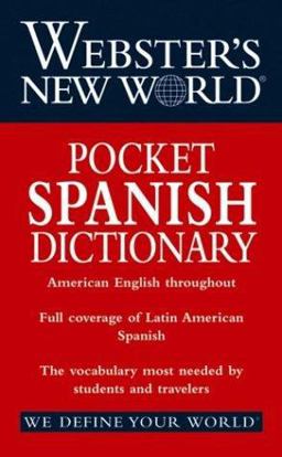 Webster's New World Pocket Spanish Dictionary  9780764556197 Front Cover
