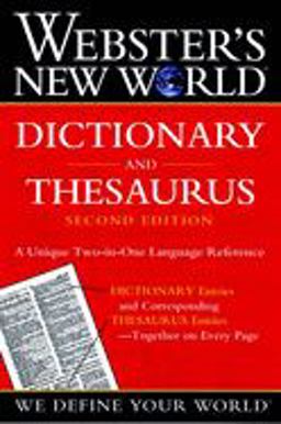Webster's New World Dictionary and Thesaurus, 2nd Edition (paper Edition) 2nd 9780764565458 Front Cover