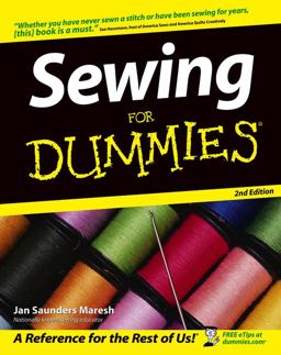 Sewing for Dummies 2nd 9780764568473 Front Cover