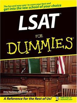 LSAT for Dummies  9780764571947 Front Cover