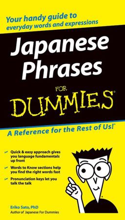Japanese Phrases for Dummies  9780764572050 Front Cover