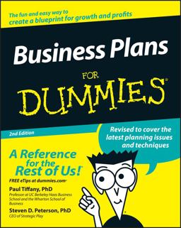 Business Plans for Dummies 2nd 9780764576522 Front Cover