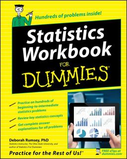 Statistics Workbook for Dummies  9780764584664 Front Cover