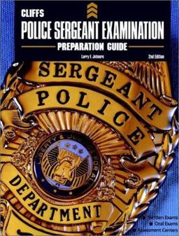 CliffsTestPrep Police Sergeant Examination Preparation Guide