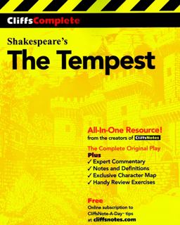 CliffsComplete the Tempest 2nd 9780764585760 Front Cover