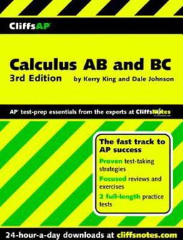 CliffsAP Calculus AB and BC 3rd 9780764586835 Front Cover