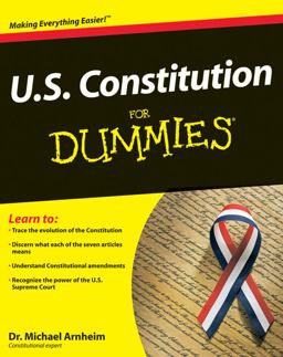 U. S. Constitution for Dummies  9780764587801 Front Cover