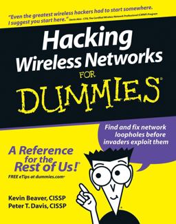 Hacking Wireless Networks for Dummies  9780764597305 Front Cover