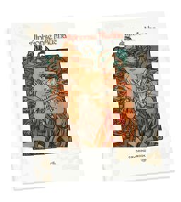 Alphonse Mucha Coloring Book (CB131)  9780764958311 Front Cover