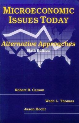 Microeconomic Issues Today Alternative Approaches 6th 9780765603647 Front Cover