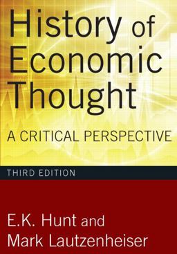 History of Economic Thought A Critical Perspective 3rd 9780765625991 Front Cover