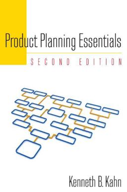 Product Planning Essentials 2nd 9780765626080 Front Cover