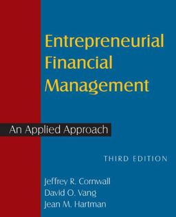 Entrepreneurial Financial Management An Applied Approach 3rd 9780765627261 Front Cover