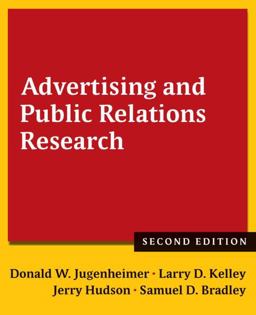 Advertising and Public Relations Research:  9780765636065 Front Cover