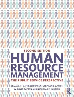 Human Resource Management The Public Service Perspective 2nd 9780765645869 Front Cover