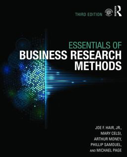 Essentials of Business Research Methods 3rd 9780765646132 Front Cover