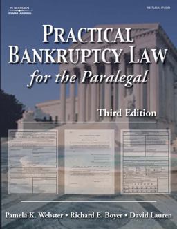 Practical Bankruptcy Law for Paralegals 3rd 9780766828568 Front Cover