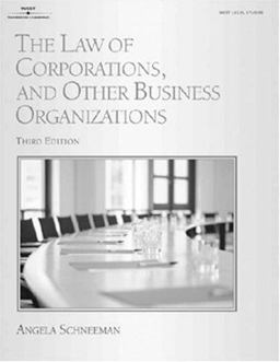 Law of Corporations and Other Business Organizations 3rd 9780766831988 Front Cover