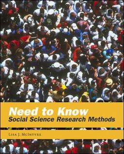 Need to Know: Social Science Research Methods  9780767413176 Front Cover