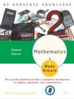 Mathematics Made Simple Sixth Edition 6th 9780767915380 Front Cover