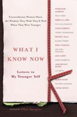 What I Know Now Letters to My Younger Self  9780767917896 Front Cover