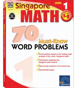 70 Must-Know Word Problems  9780768240115 Front Cover