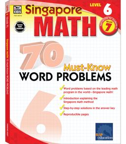 70 Must-Know Word Problems  9780768240160 Front Cover