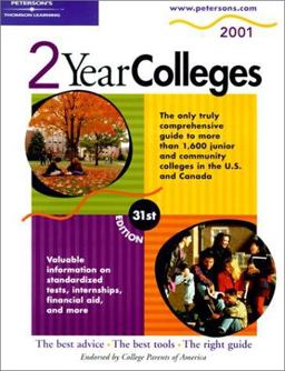 Peterson's Two-Year Colleges 2001 Peterson's Two-Year Colleges 2001
