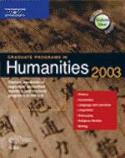 Graduate Programs in Humanities 2003