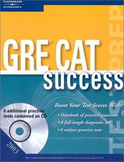 GRE CAT Success 2003 GRE CAT Success 2003