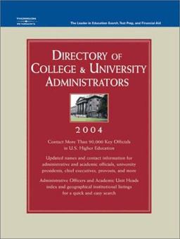 College and University Administrators 2004