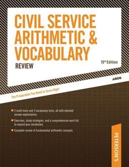 Civil Service Arithmetic and Vocabulary Review