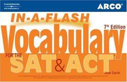 Arco In-a-Flash Vocabulary for the Sat and Act