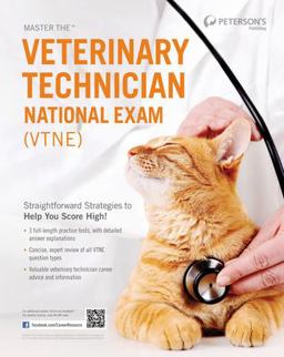 Master the Veterinary Technician National Exam (VTNE)  9780768933727 Front Cover
